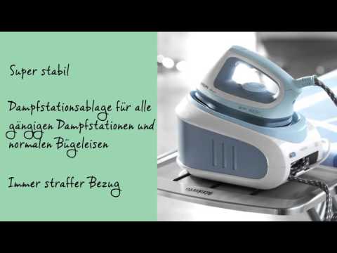 Brabantia Bügeltisch mit Dampfstationsablage Ice Water - Video 2