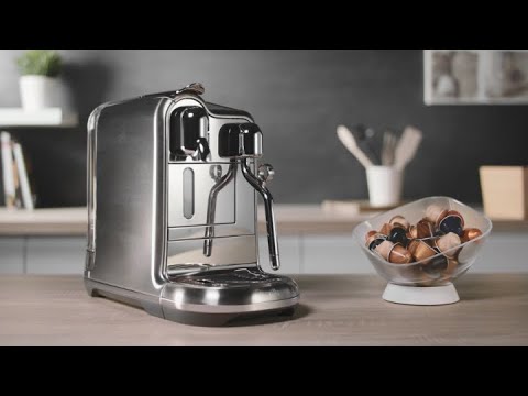Sage Kaffeemaschine Nespresso Creatista Pro SNE900BSS Silber - Video 2