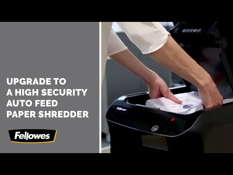 Fellowes Aktenvernichter Automax 600M P-5, 600 Seiten - Video 1