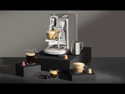Sage Kaffeemaschine Nespresso Creatista Pro SNE900BSS Silber - Video 1