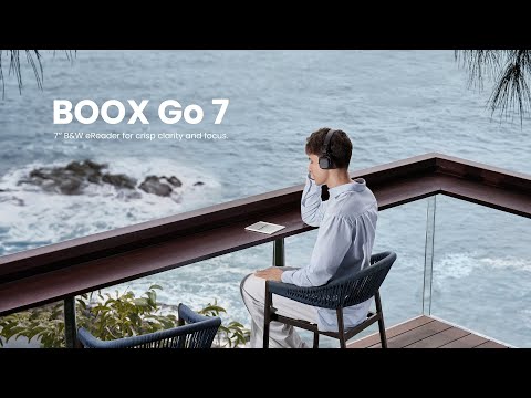 Boox eReader Go 7 E-Ink Tablet Schwarz - Video 1