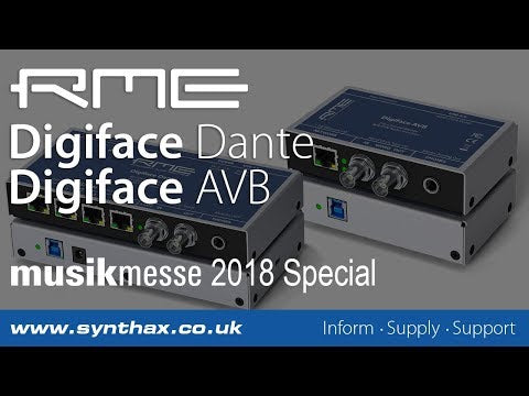 RME Audio Interface Digiface Dante - Video 1