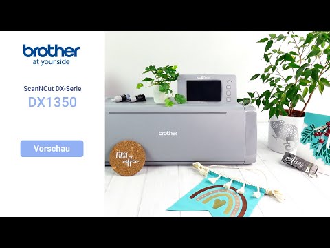 Brother Schneideplotter ScanNCut SDX950SK mit integriertem Scanner - Video 1