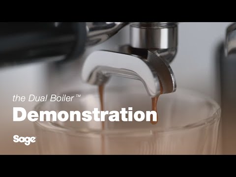 Sage Siebträgermaschine Dual Boiler Silber - Video 1