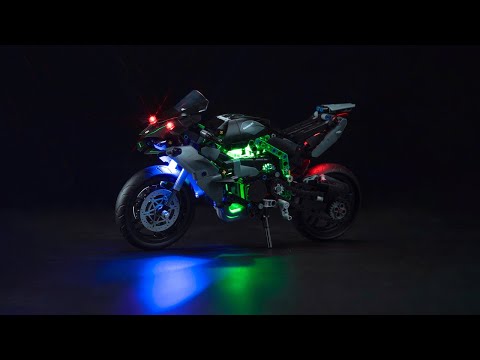 BrickBling LED-Licht-Set für LEGO® Kawasaki Ninja H2R (42170) - Video 1