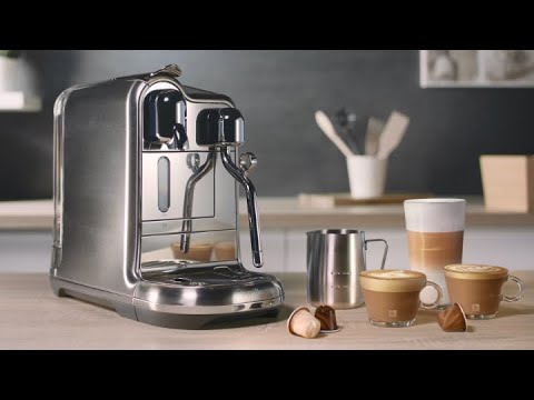 Sage Kaffeemaschine Nespresso Creatista Pro SNE900BSS Silber - Video 4