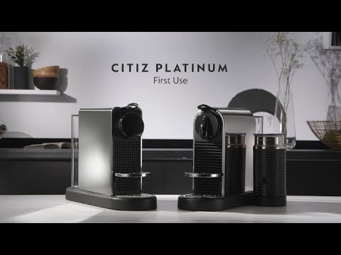 Krups Kaffeemaschine Nespresso CitiZ Platinum Schwarz/Titanium - Video 2