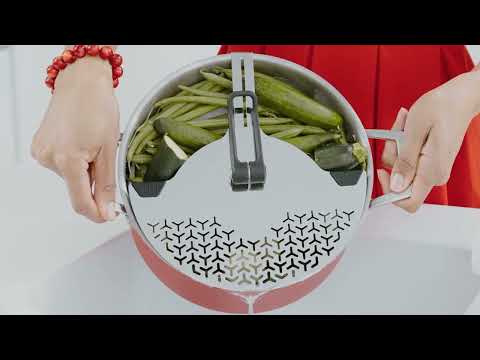 Verreaux Swiss Abtropfsieb Aufclip SII Chrom - Video 2