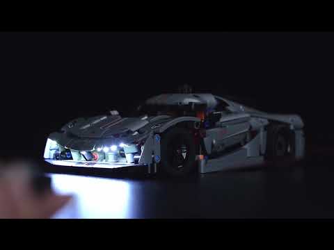 BrickBling LED-Licht-Set für LEGO® Koenigsegg: Jesko Absolut (42173) - Video 1