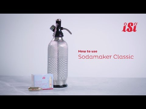 ISI Wassersprudler Classic Silber - Video 1