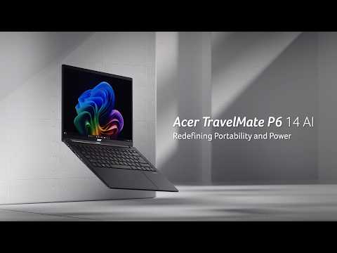 Acer Notebook Travelmate P614-55, Ultra 7 355, W11P, 14" - Video 1