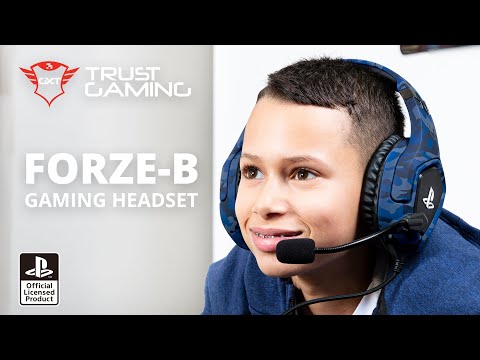 Trust Gaming-Headset GXT 488 Forze-B PS4/PS5 Blau - Video 1