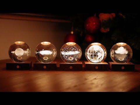 Gingko LED Stimmungslicht Amber Delfin Braun/Transparent - Video 1