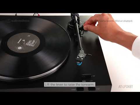 Audio-Technica Plattenspieler mit Bluetooth AT-LP3XBT Weiss - Video 1