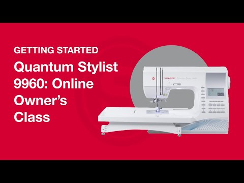 Singer Nähmaschine Quantum Stylist 9960D - Video 1
