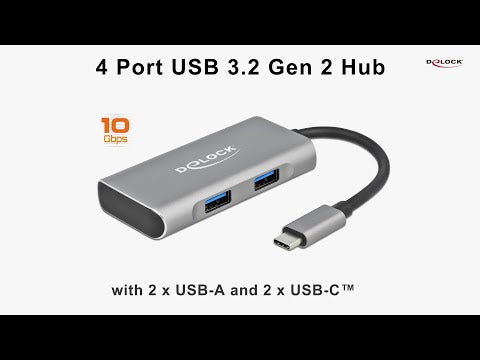 Delock USB 3.1 Hub - Video 1